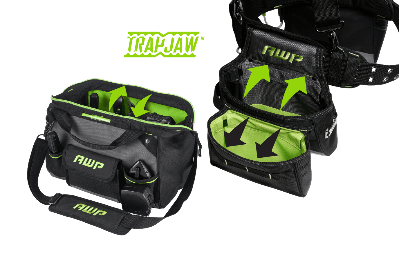 Trapjaw Tool Belts and Storage